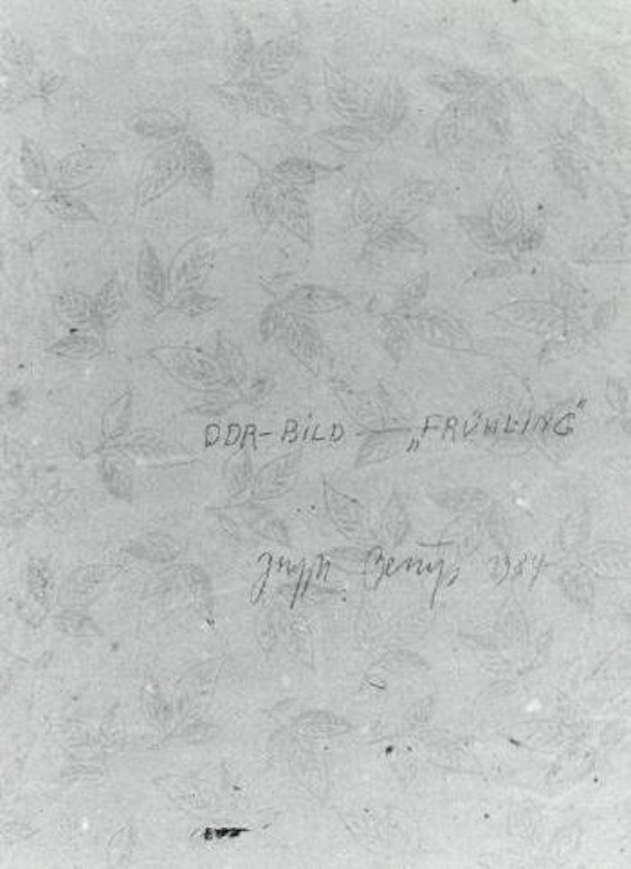 DDR-picture Spring by Joseph Beuys