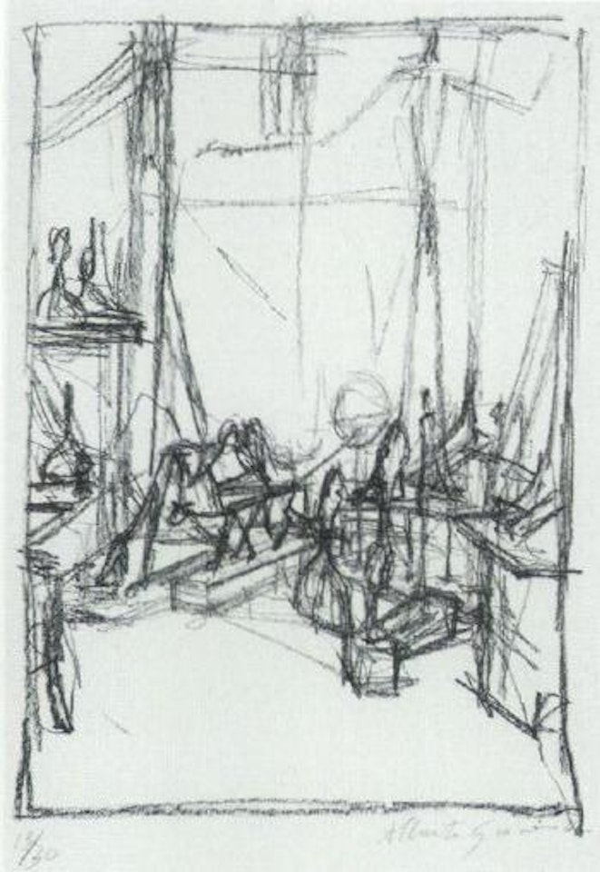 Studio I by Alberto Giacometti