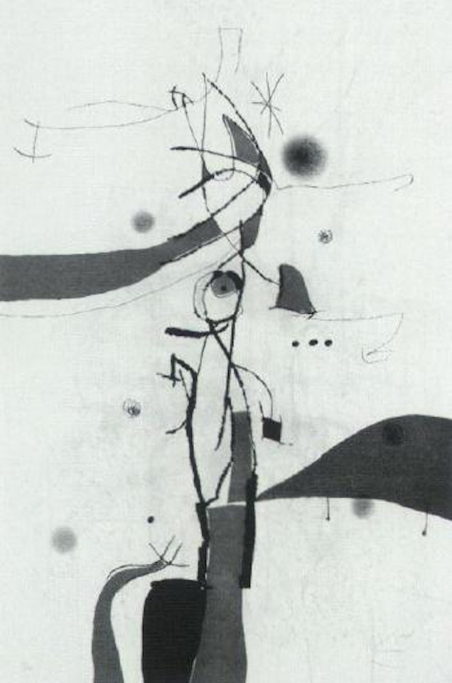 Demi-mondaine a sa fenetre by Joan Miró