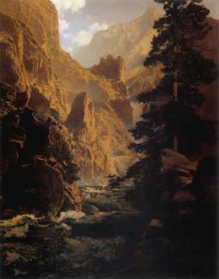 Spirit of transportation by Maxfield Parrish