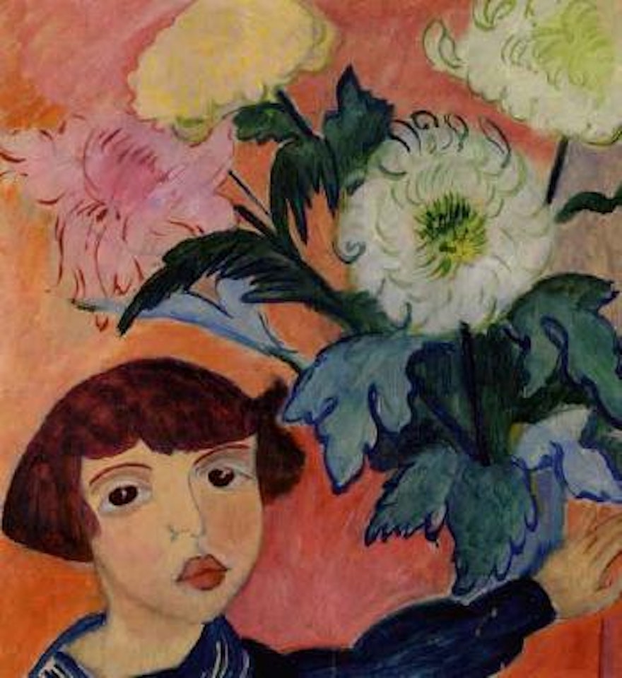 Ivan and the flowers by Sigrid Hjertén