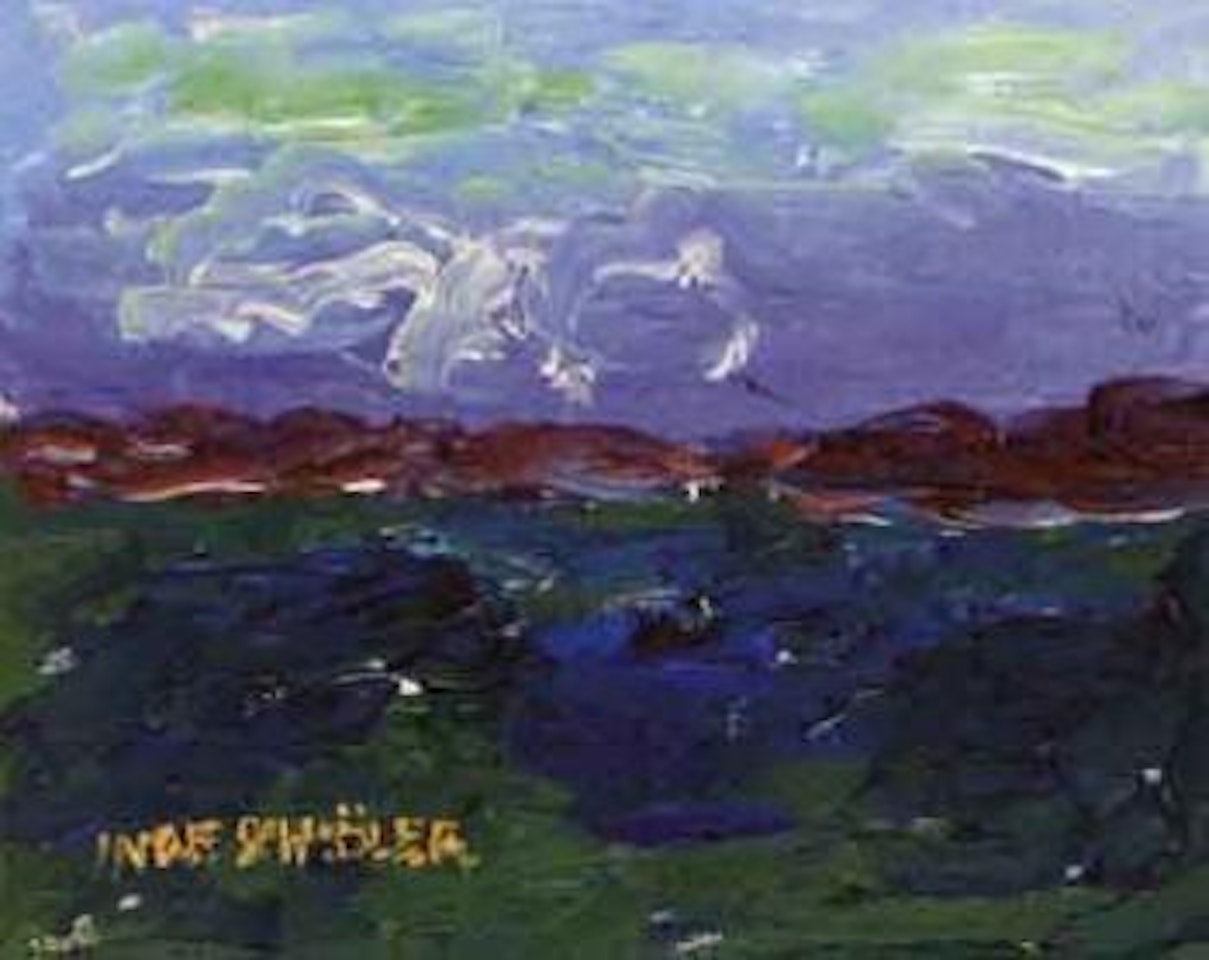 Landscape, west coast by Inge Schiöler