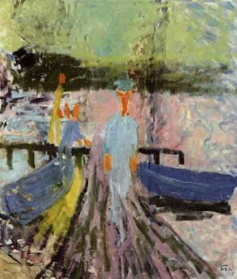 The jetty, Stenungsund by Ragnar Sandberg