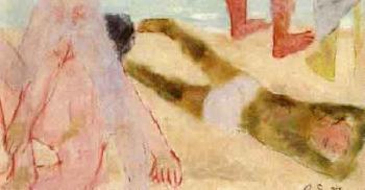 La plage, les Sablettes by Ragnar Sandberg