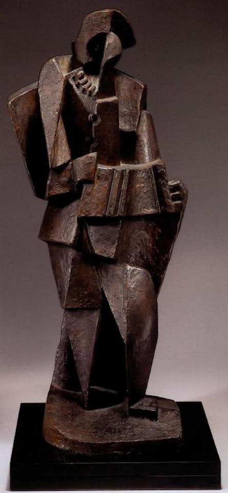 Harlequin a l'accordeon by Jacques Lipchitz
