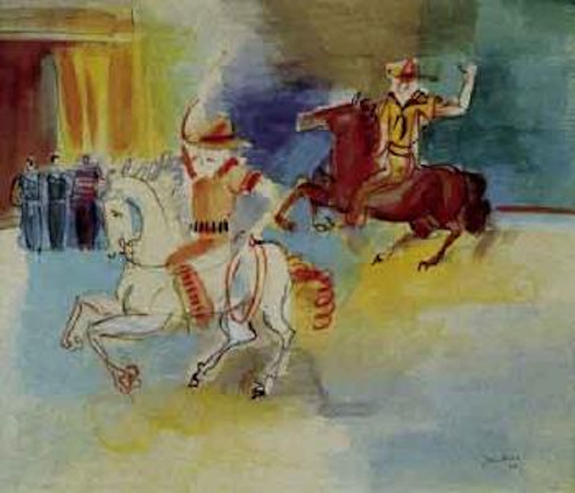 Scene de cirque by Jean Dufy