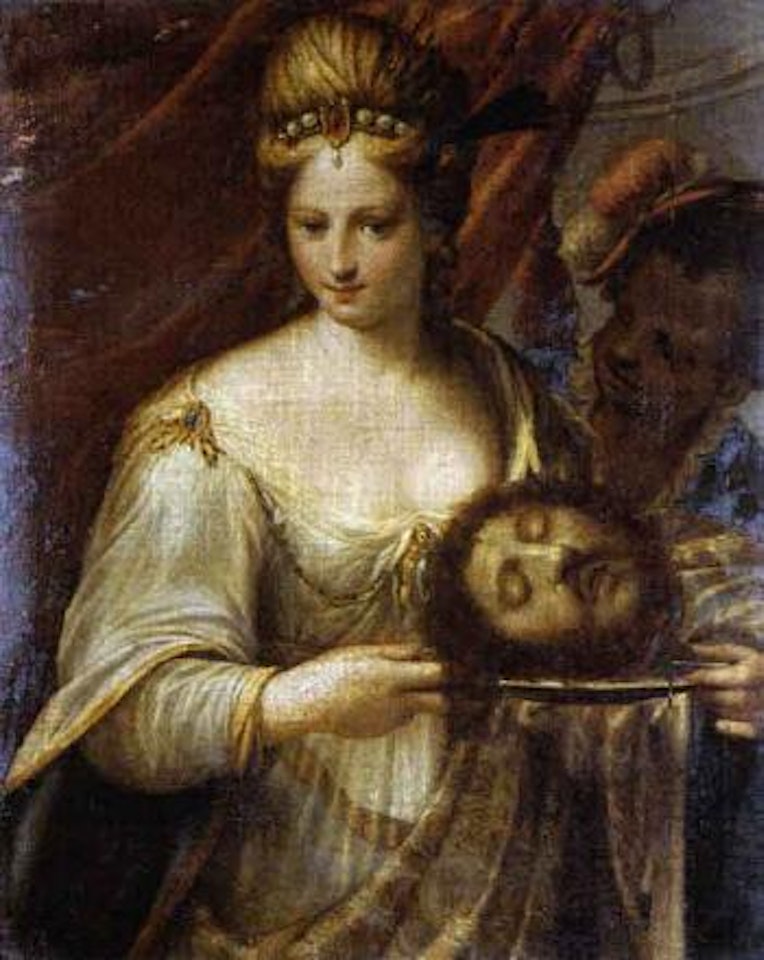 Salome holding John the Baptist's head by Pietro Liberi