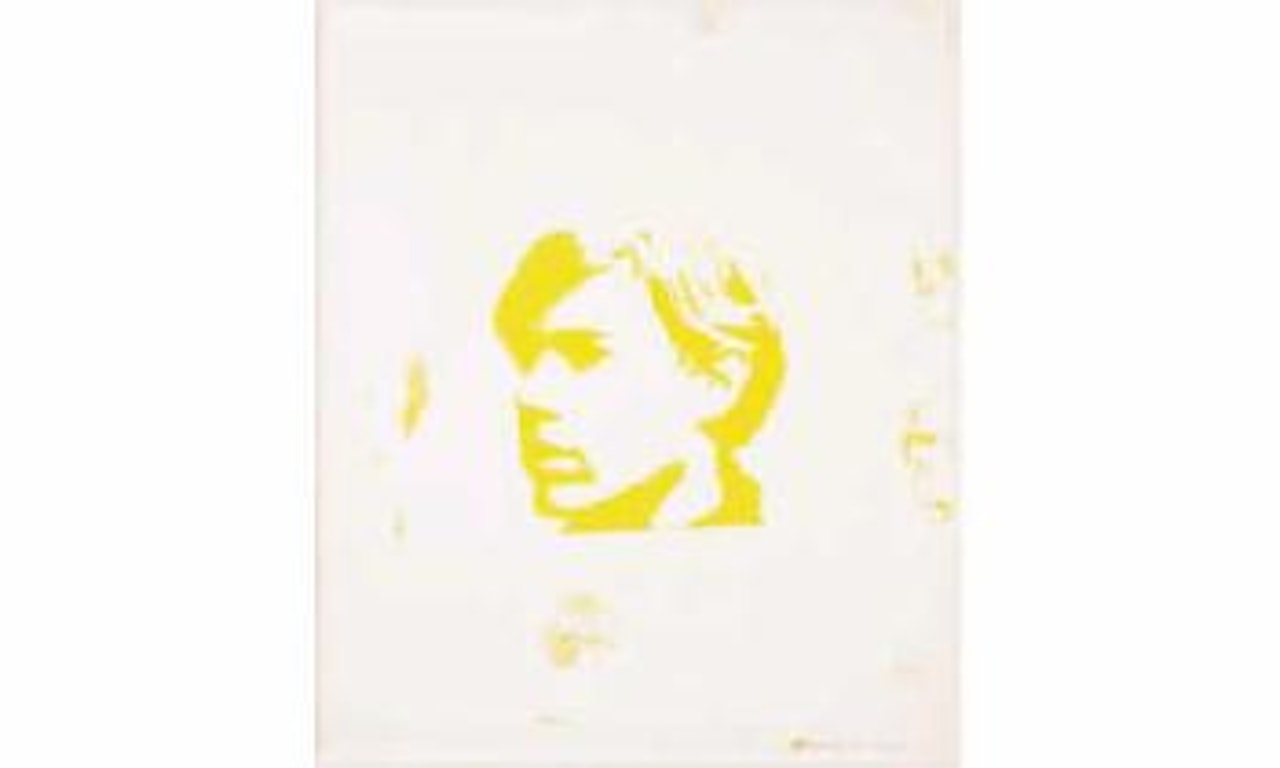 Auto-portrait by Andy Warhol