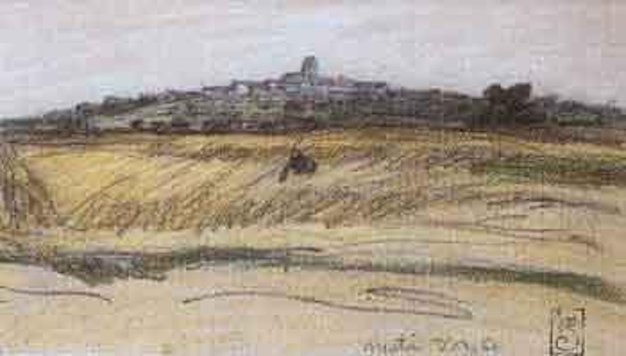 Paysage du Val-d'Oise by Théophile Alexandre Steinlen