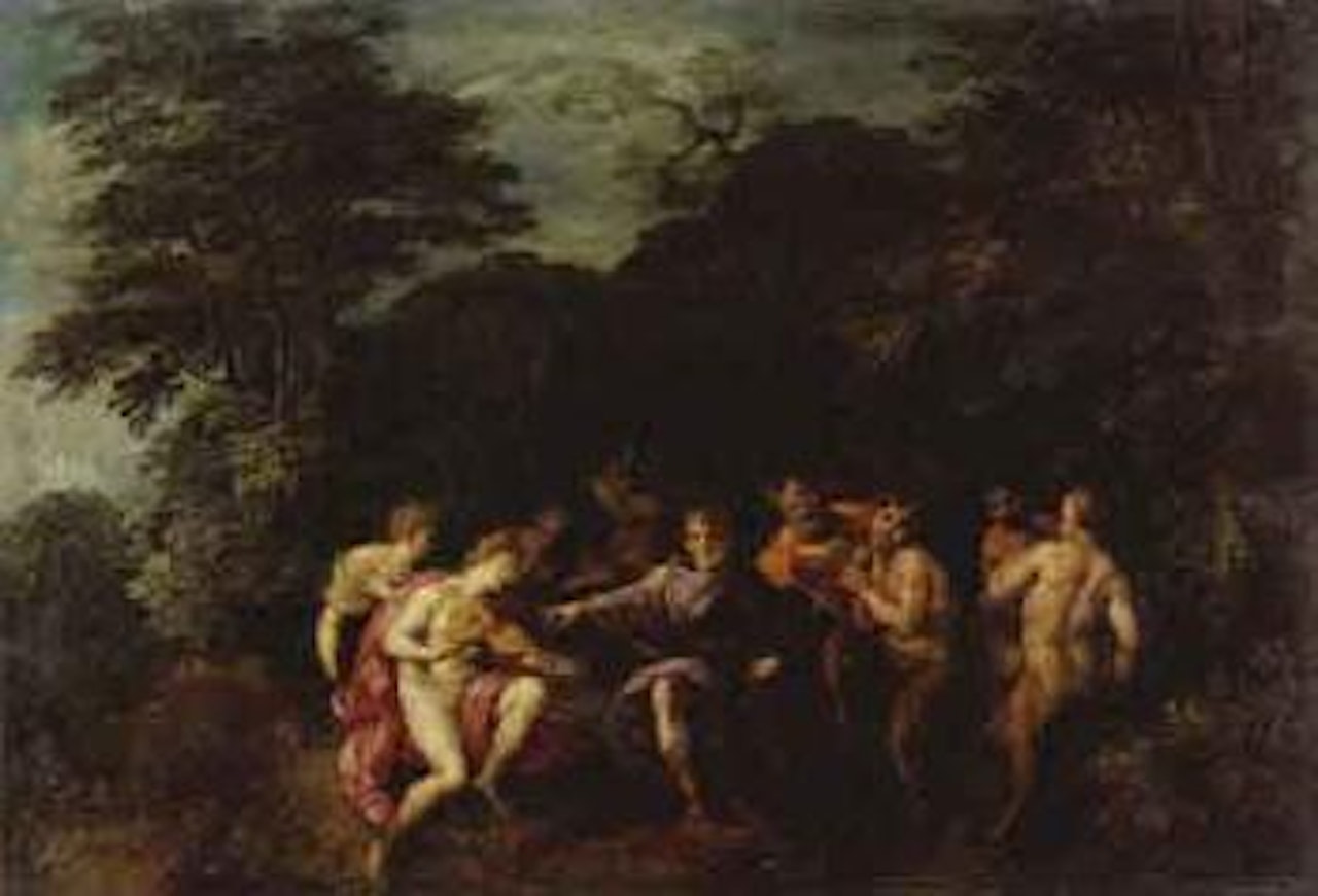 The contest between Apollo and Marsyas by Flemish School