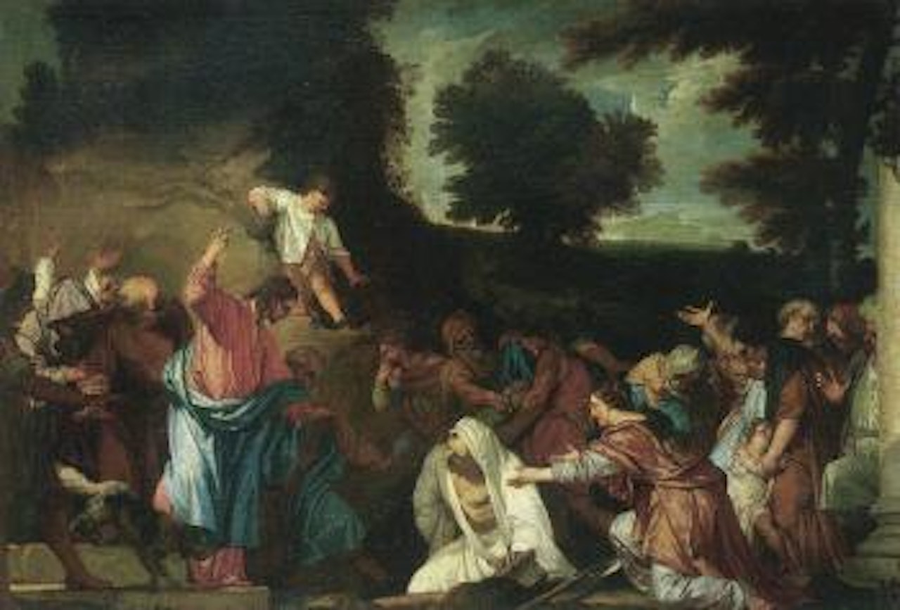 Raising of Lazarus by Venetian School