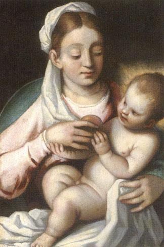 Madonna and Child by Luca Cambiaso