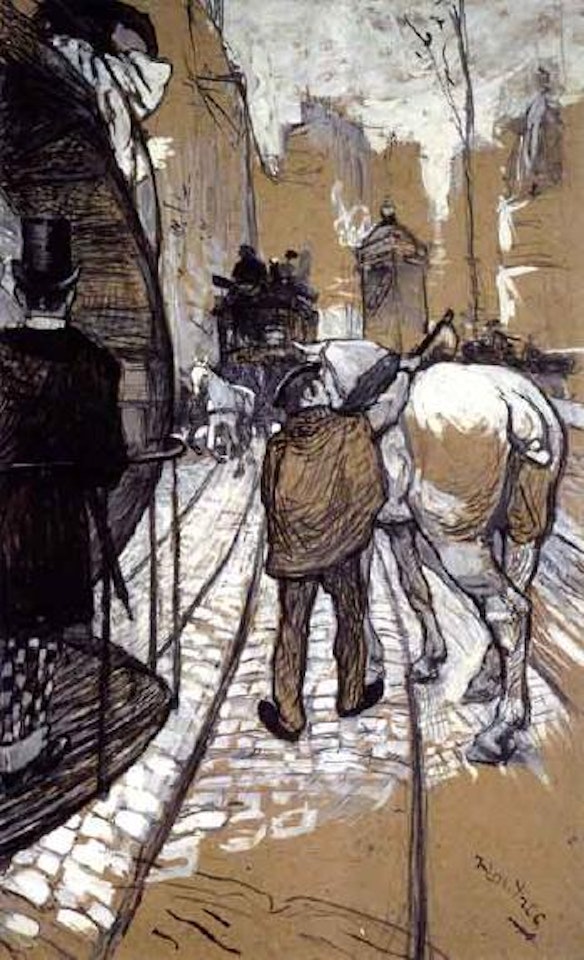 Le cotier de la compagnie des omnibus by Henri de Toulouse-Lautrec