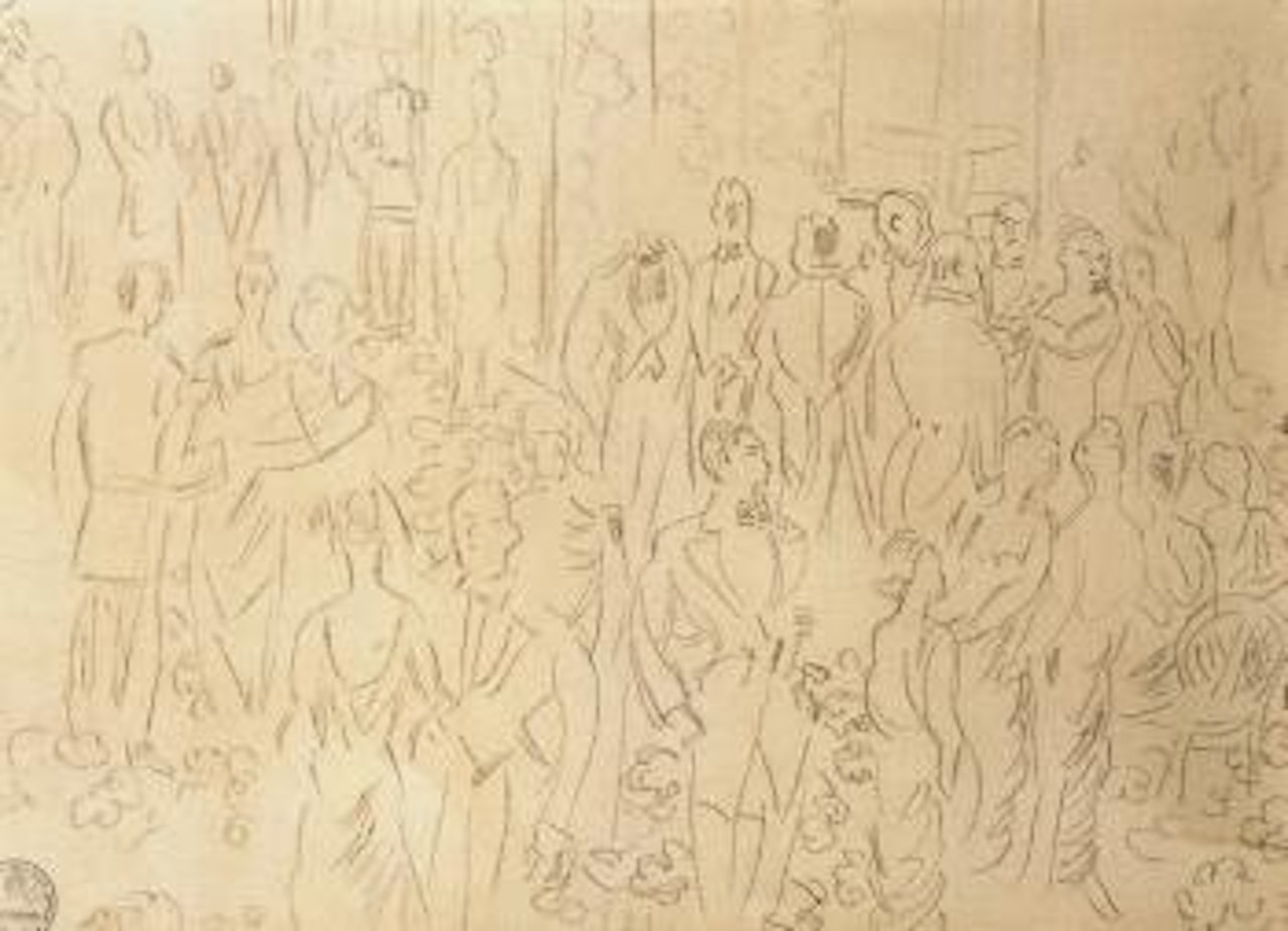 La reception by Raoul Dufy