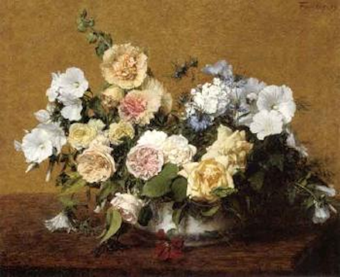 Bouquet de fleurs by Henri Fantin-Latour
