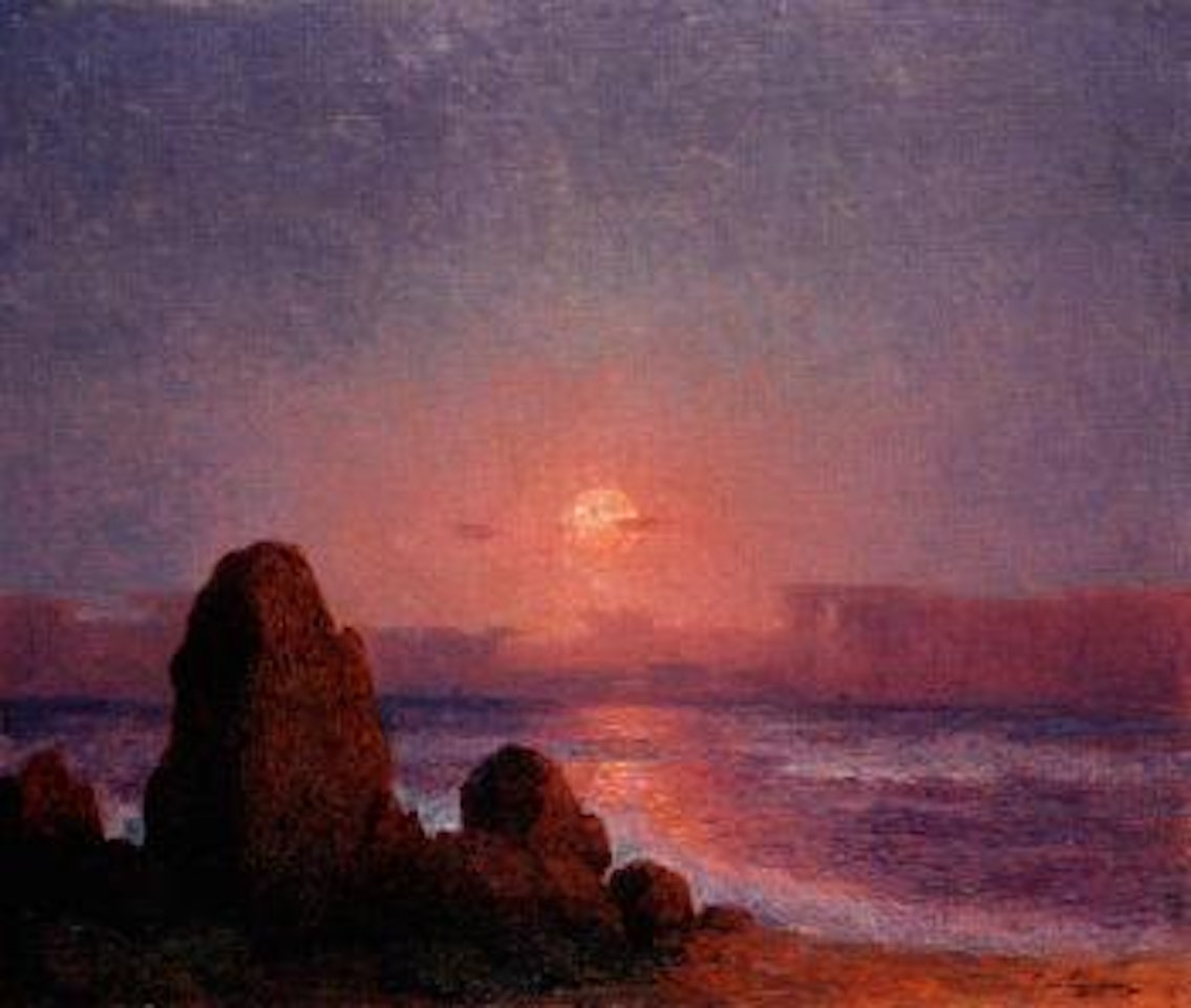Crepuscule sur la lande Bretonne by Ferdinand du Puigaudeau