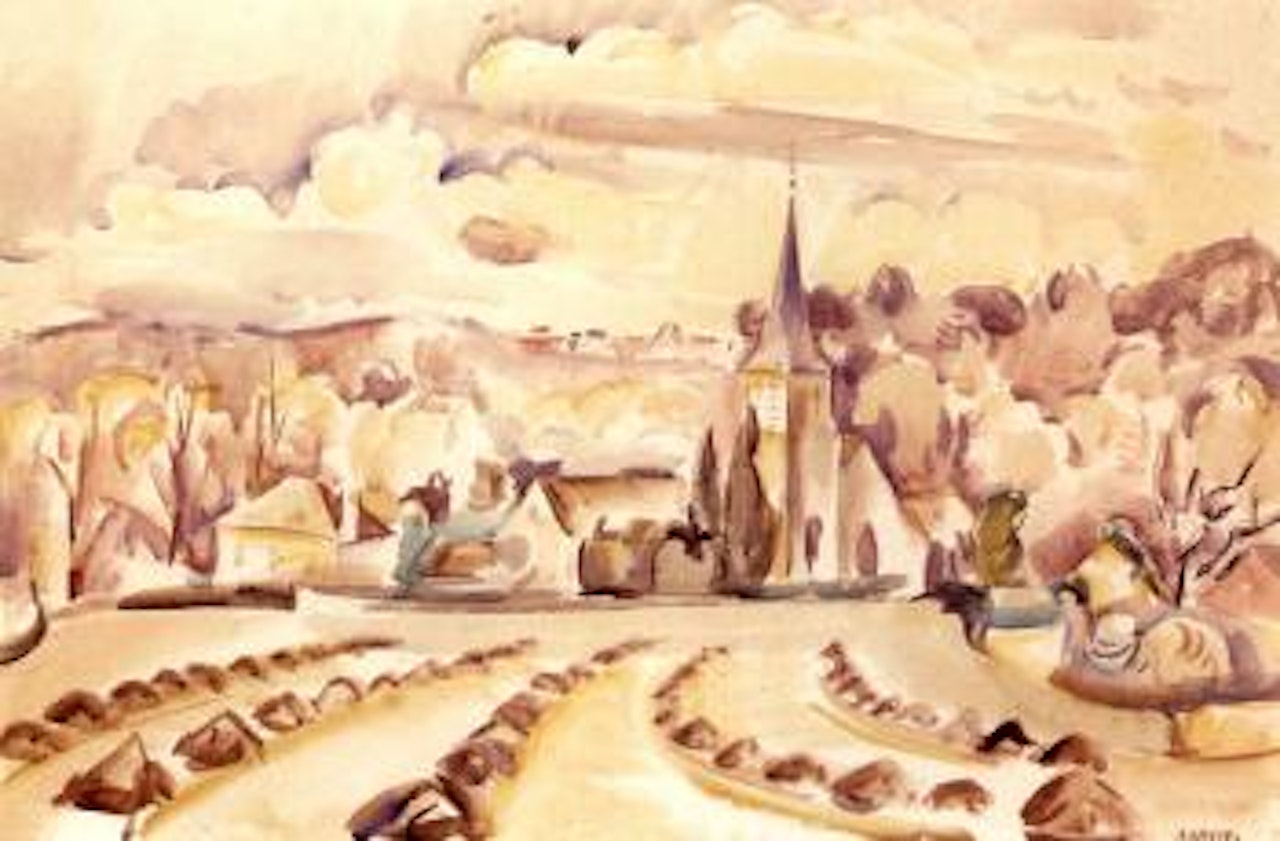 Paysage de la vallee de Chevreuse by André Lhote