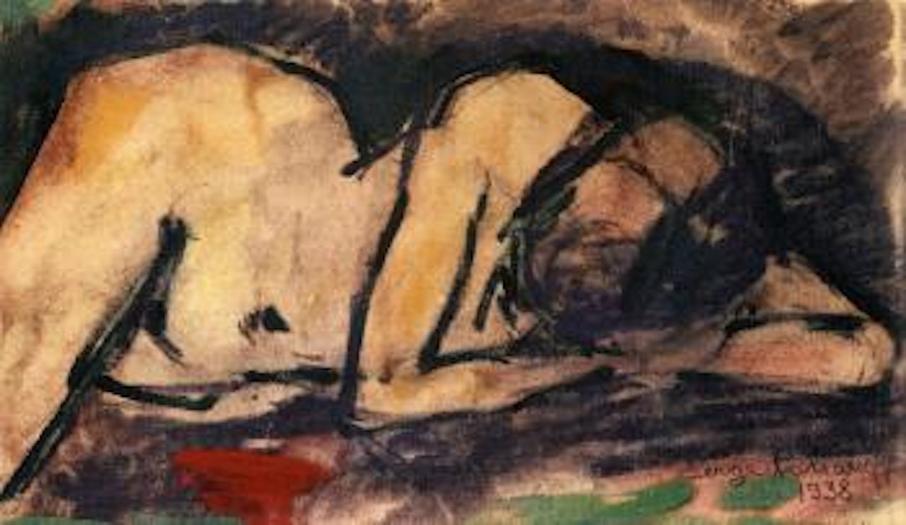 Nu couche by Serge Poliakoff