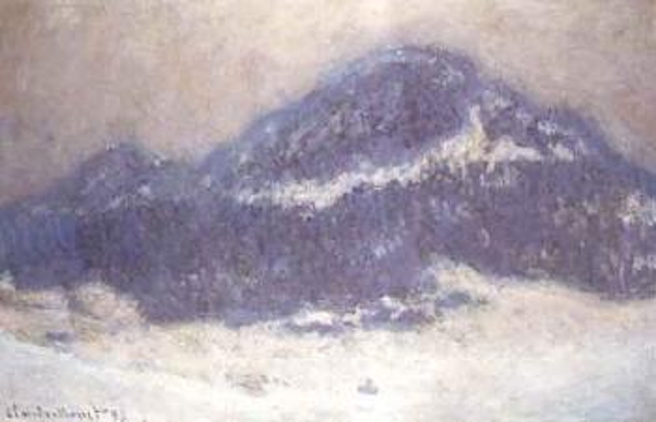 Mont Kolsaas, temps brumeux by Claude Monet