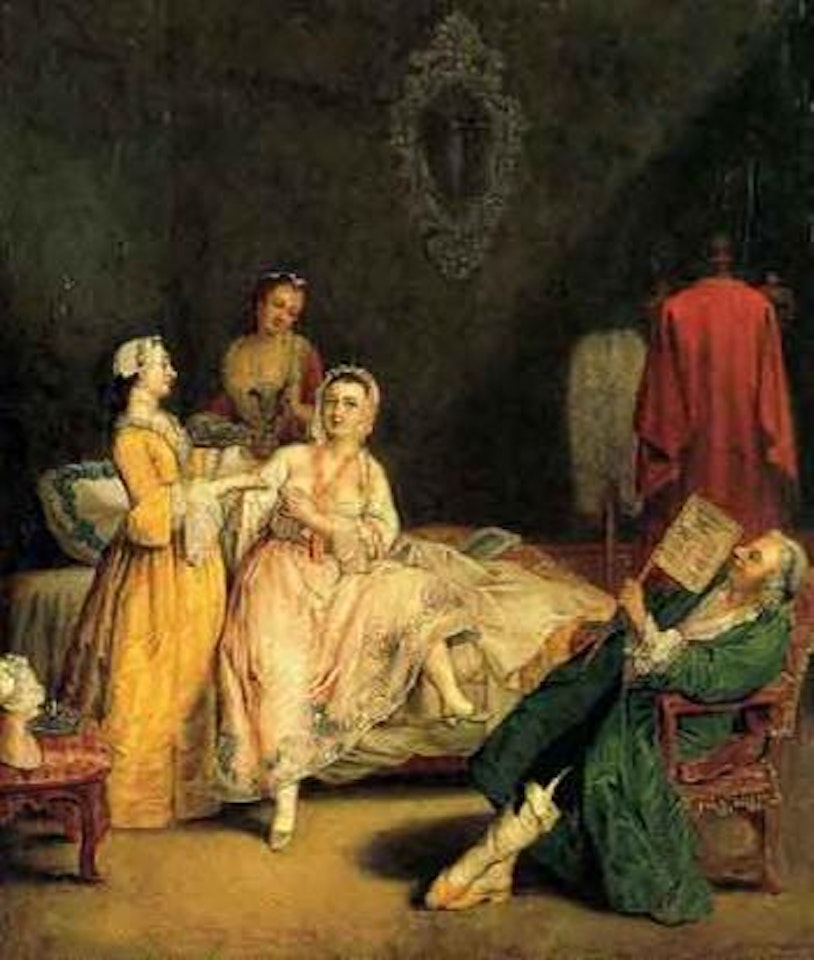Il Risveglio della Damma by Pietro Longhi