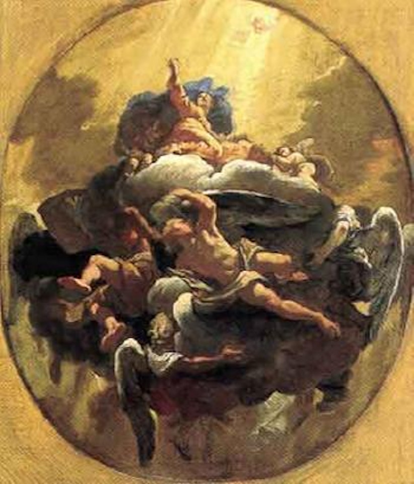 Glorification of a female saint by Venetian School