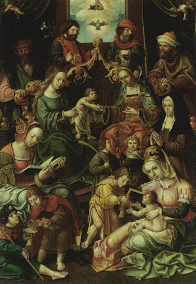 Holy kinship by Netherlandish School