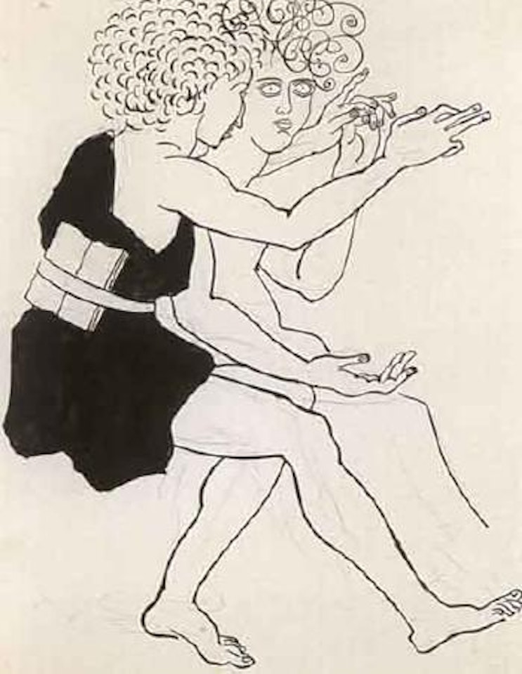 Couple dansant. Thermometre Rimbaud by Francis Picabia