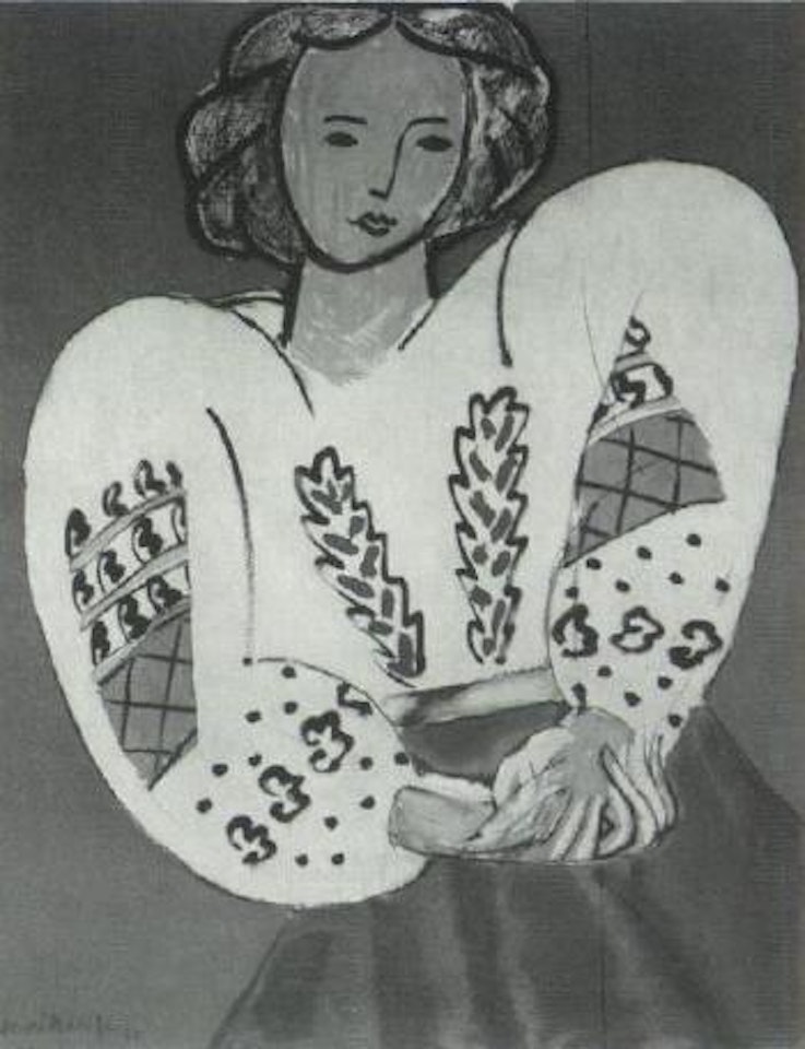 La blouse paysanne by Henri Matisse