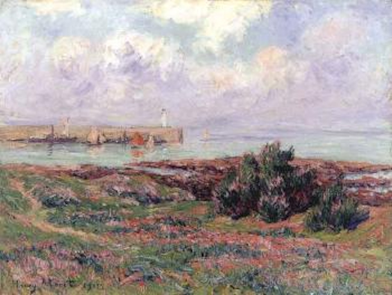 Le matin, Dielette by Henry Moret