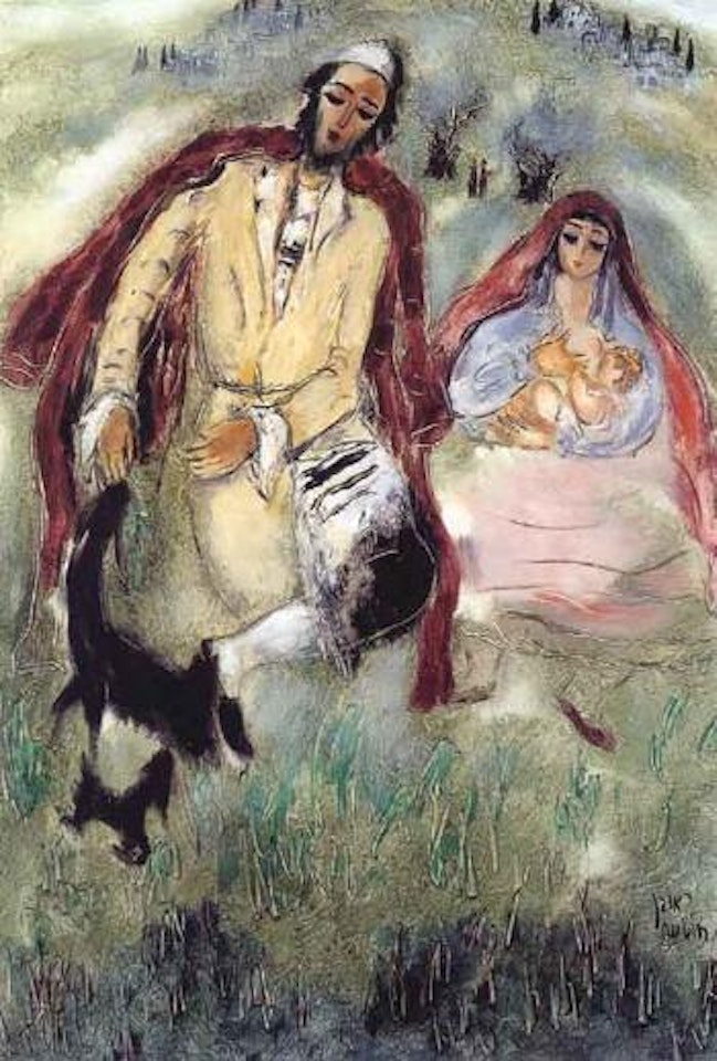 Family of Safed II by Reuven Rubin