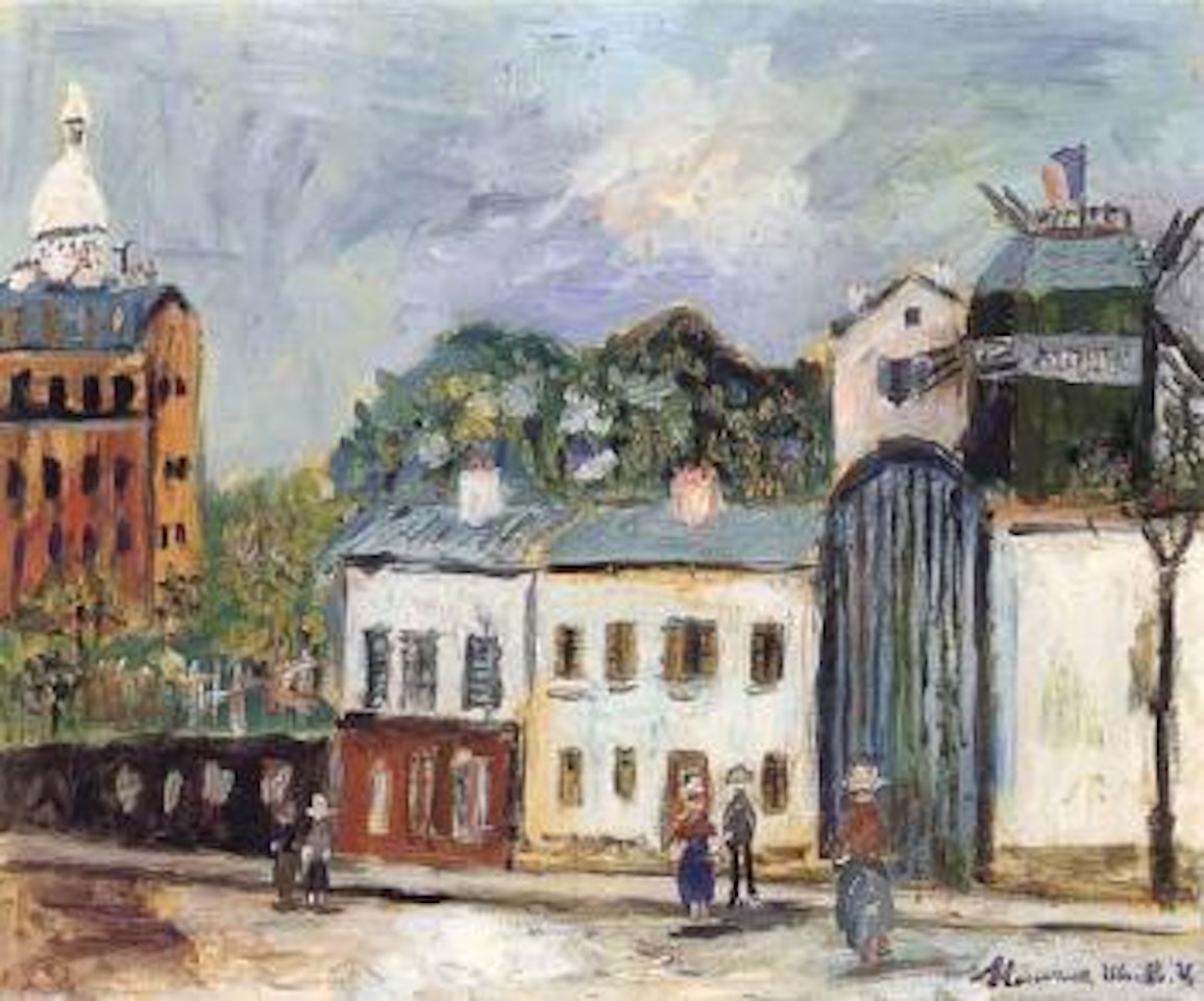 Le Moulin de la Galette a Montmartre by Maurice Utrillo