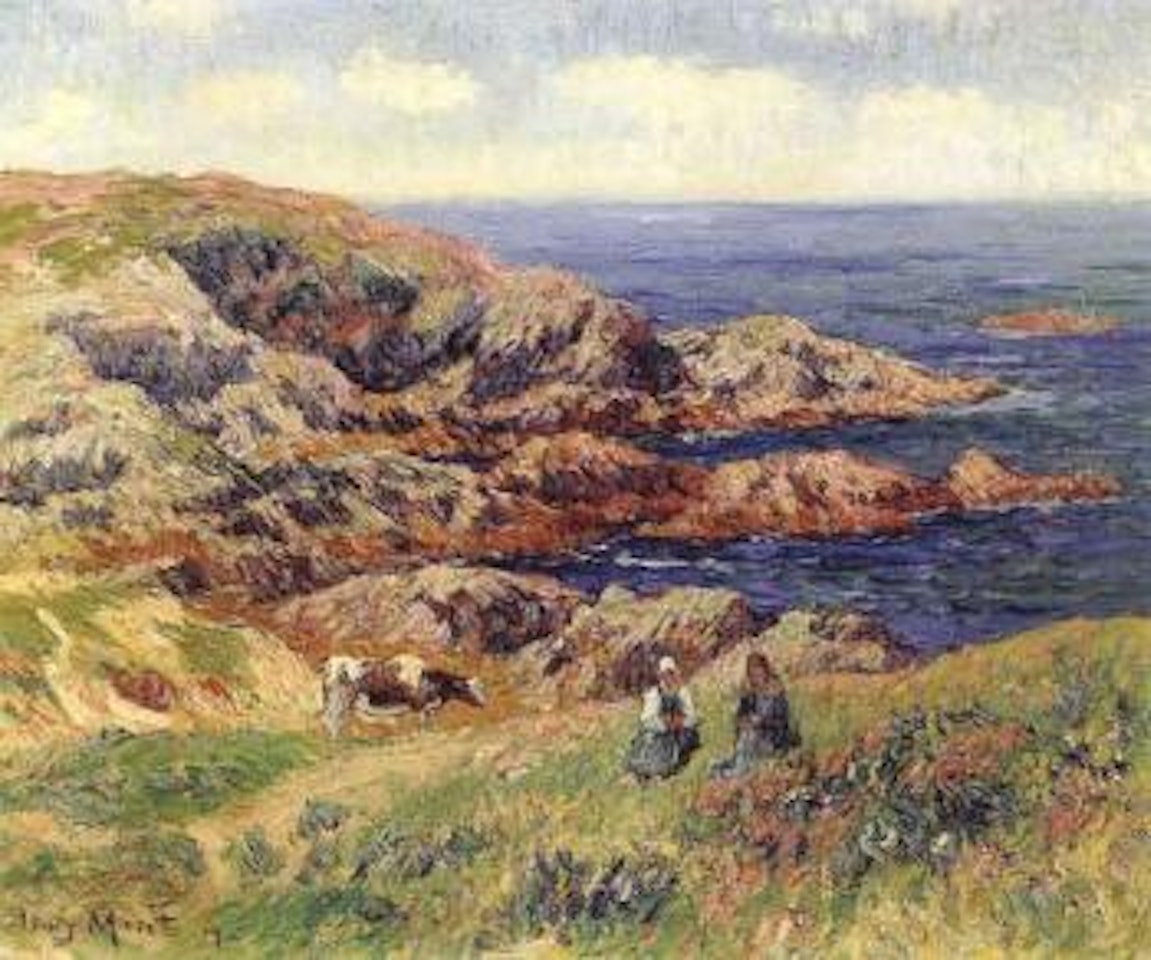 Falaises de Kerserol, Finistere by Henry Moret