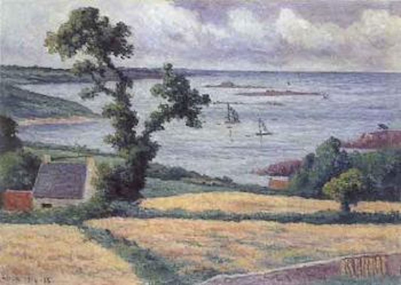 Paysage de Kermouster by Maximilien Luce
