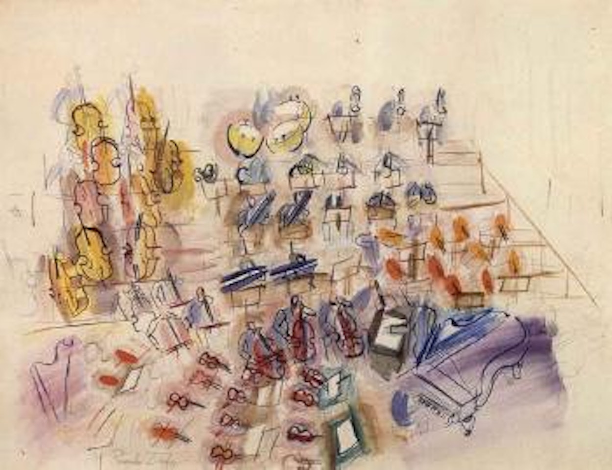 Orchestre by Raoul Dufy