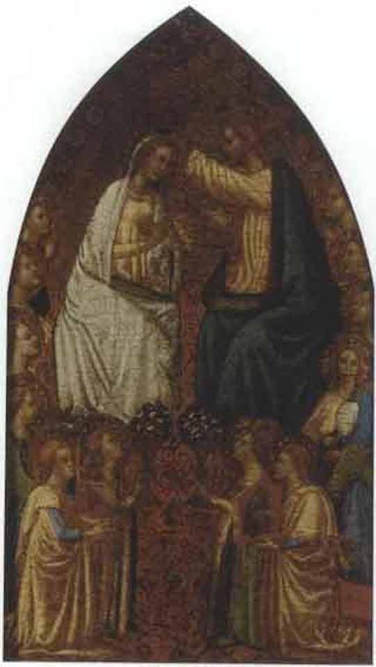 Coronation of the Virgin with Angels in attendance by Florentine School