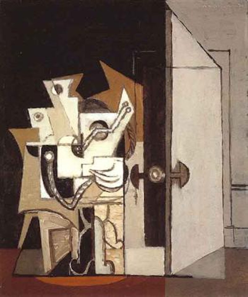 Gueridon et porte ouverte I by Louis Marcoussis