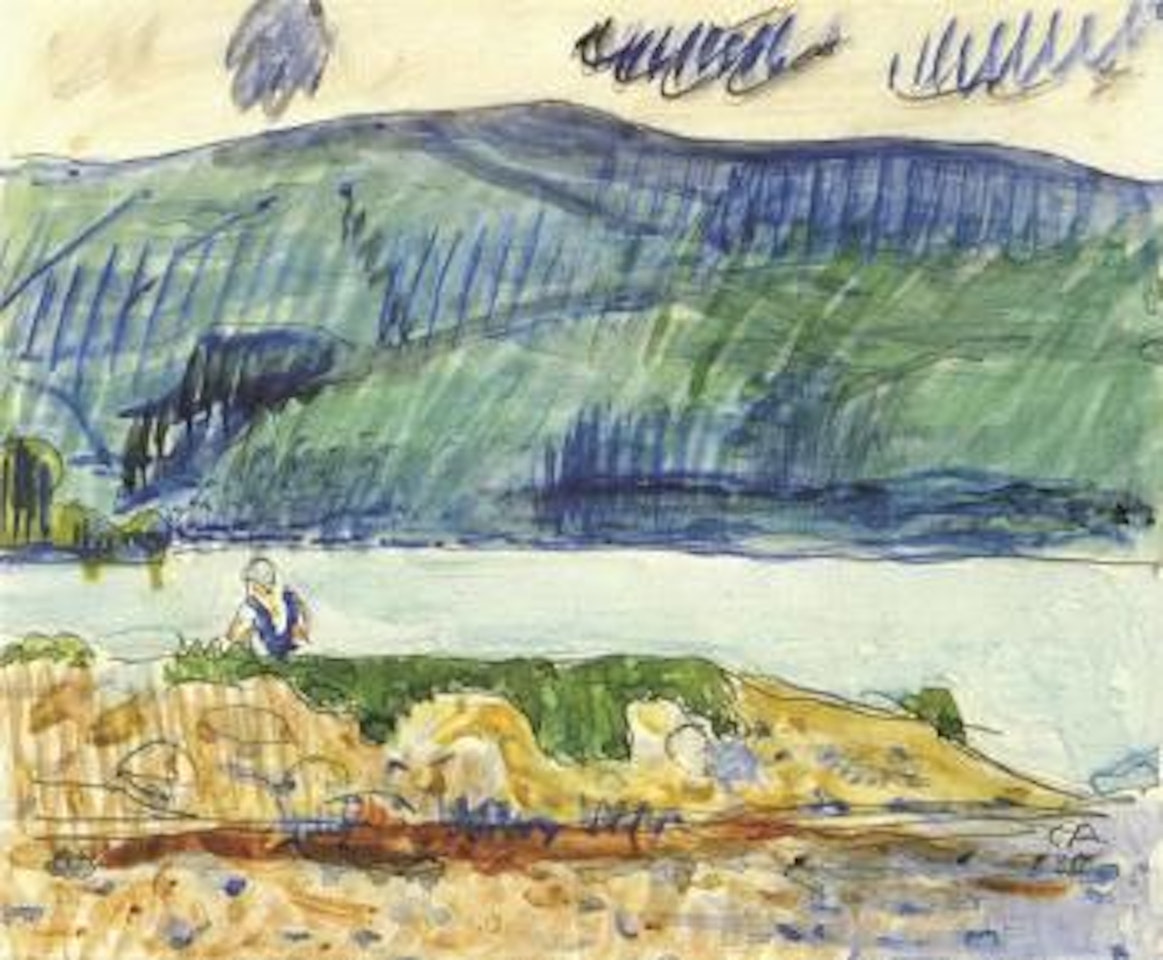 By the shore by Cuno Amiet