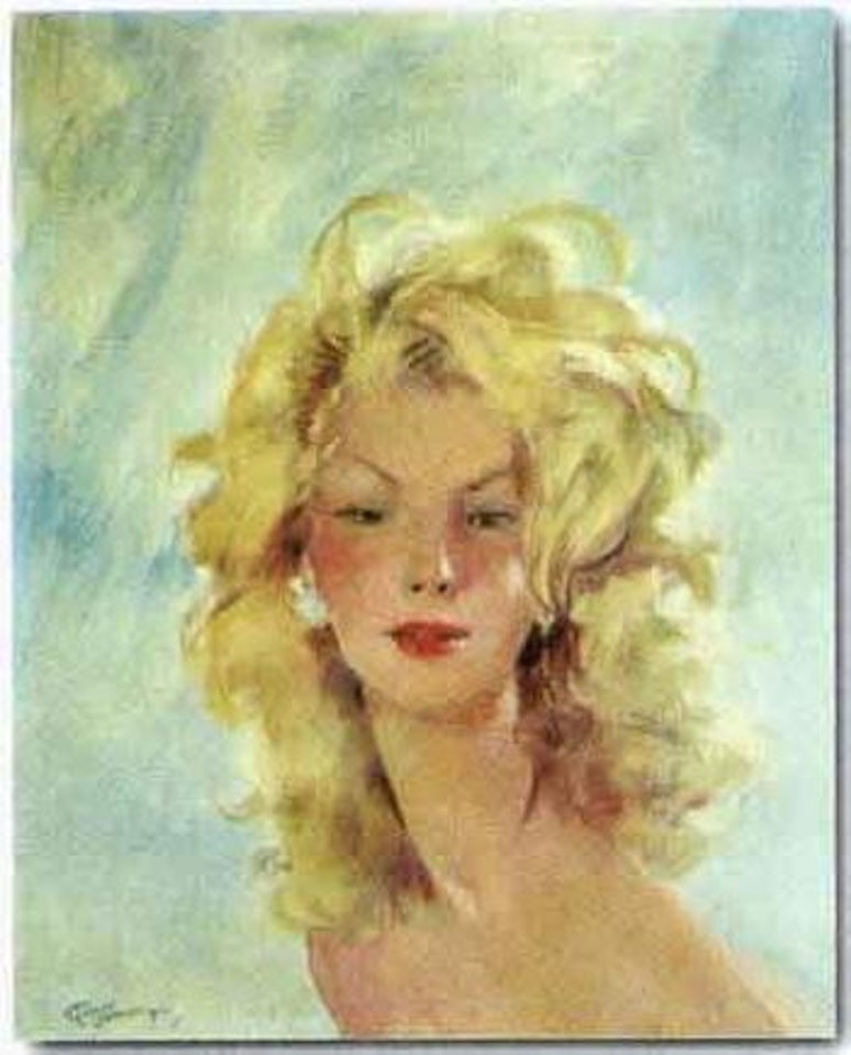 Portrait de femme by Jean Gabriel Domergue