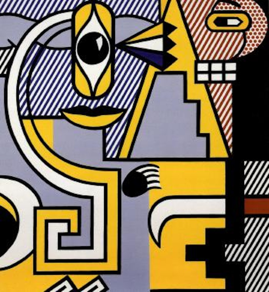 Amerind composition by Roy Lichtenstein