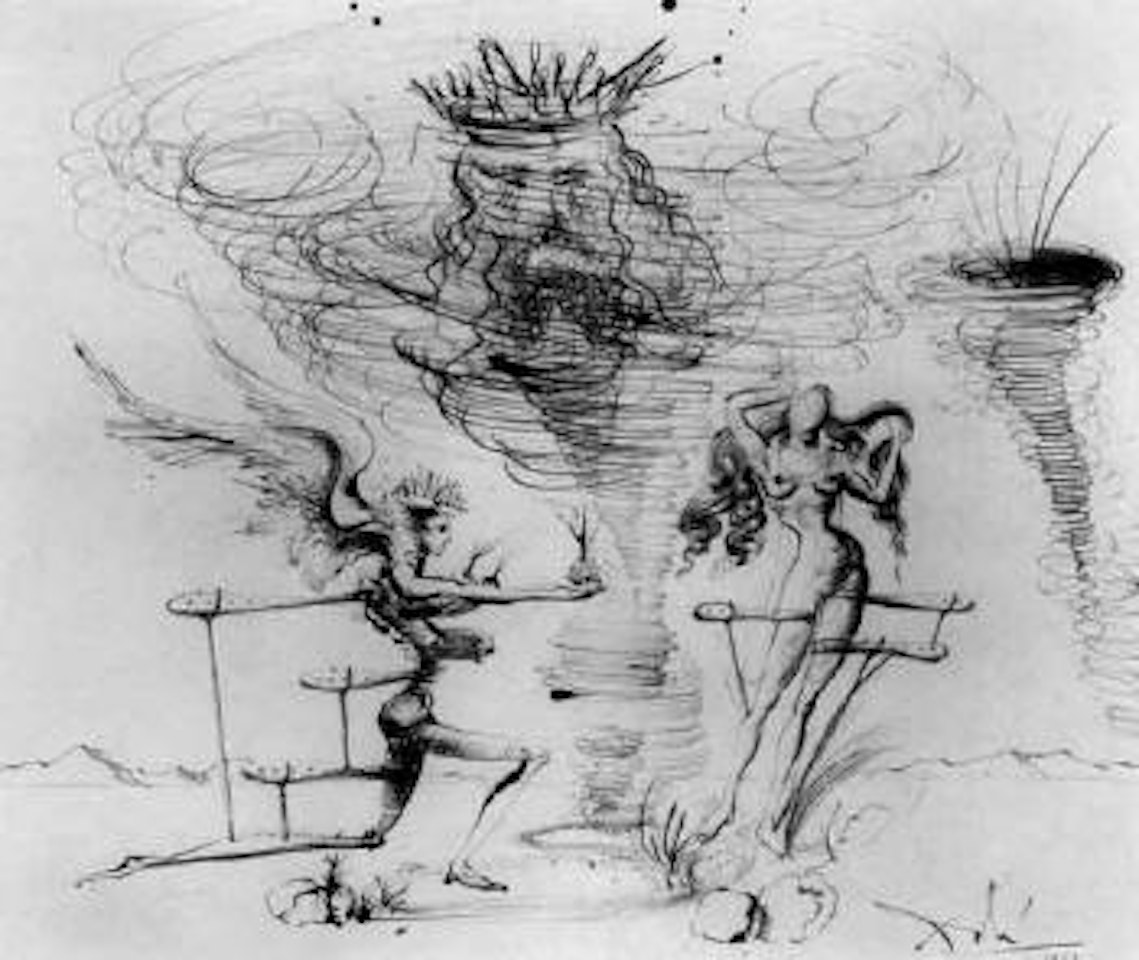 Hommage au roi by Salvador Dali
