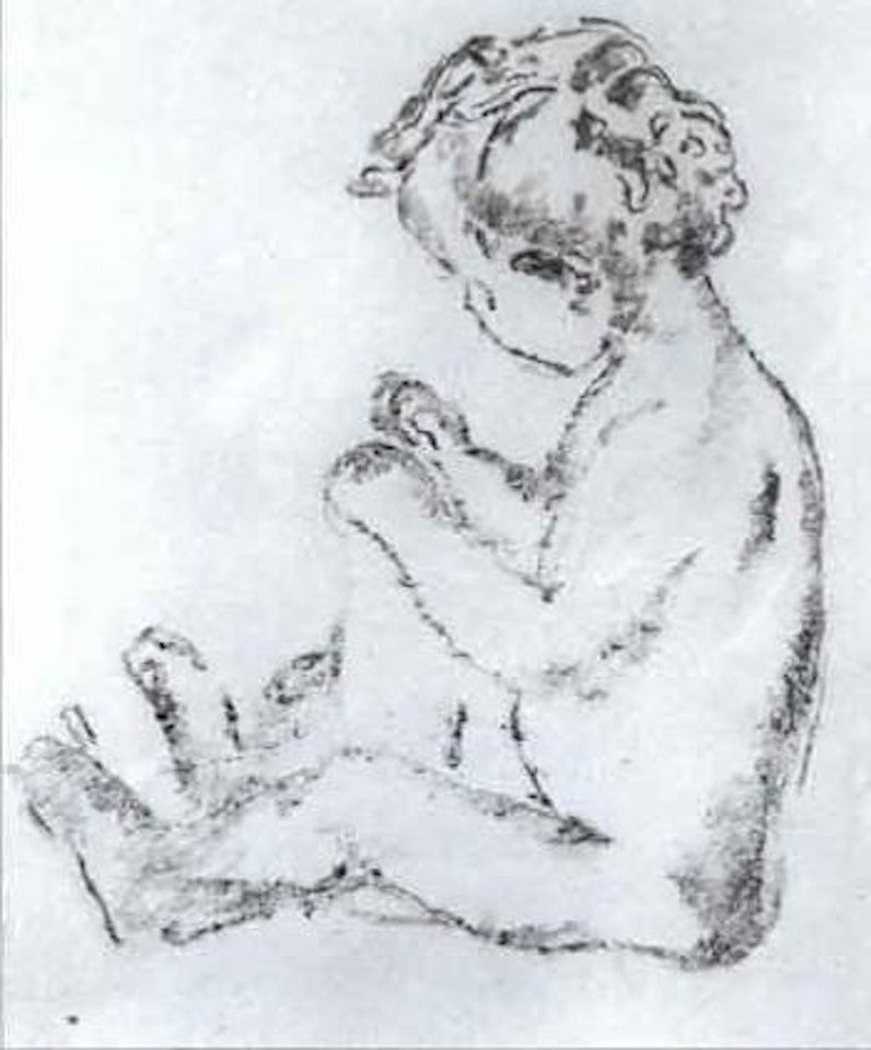 Jeune enfant assis by Édouard Vuillard