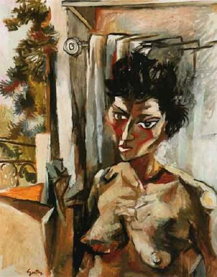 Nude and window, portrait of Lucia by Renato Guttuso
