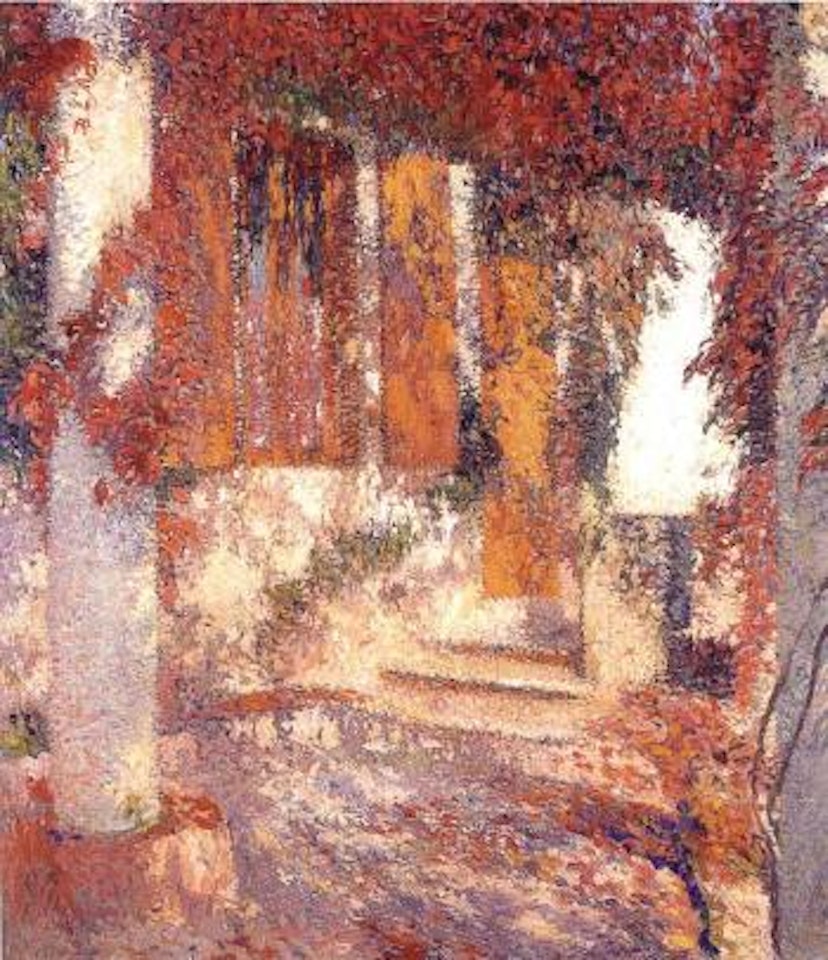 Sous la pergola by Henri Jean Guillaume Martin