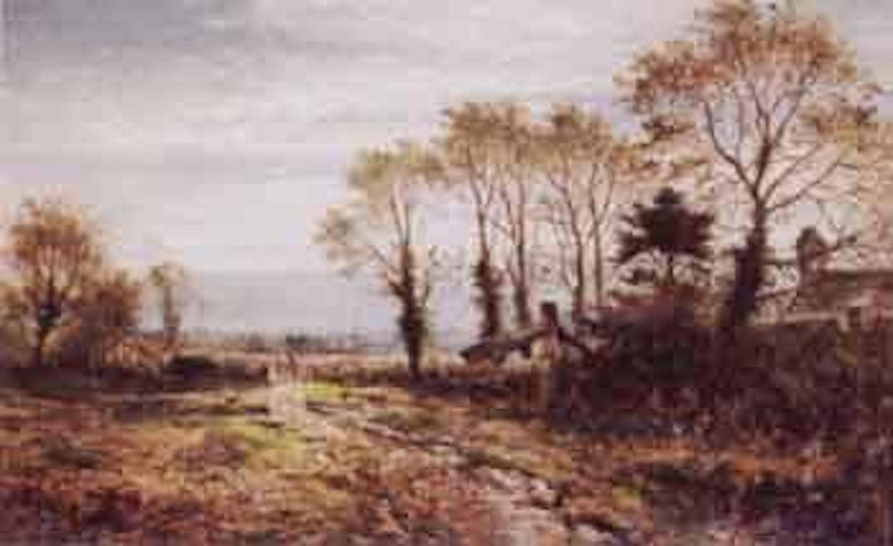 Far from the madding crowds by Benjamin Williams Leader