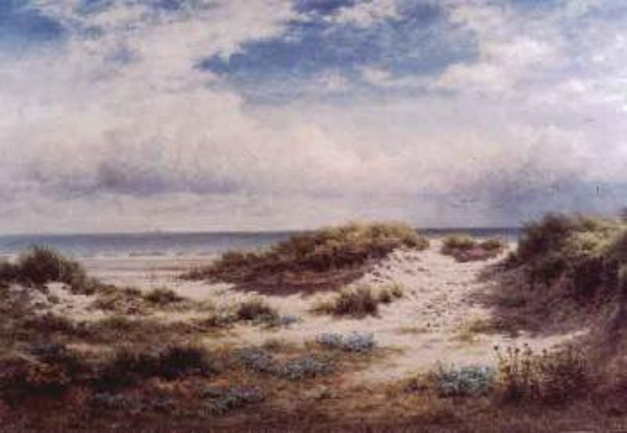 Sandbanks on the Sussex coast by Benjamin Williams Leader