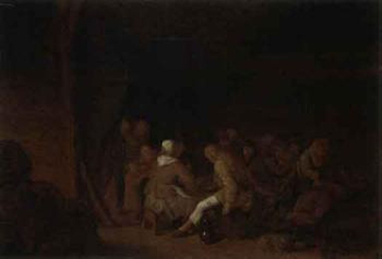 Boors carousing in tavern by Jan Miense Molenaer