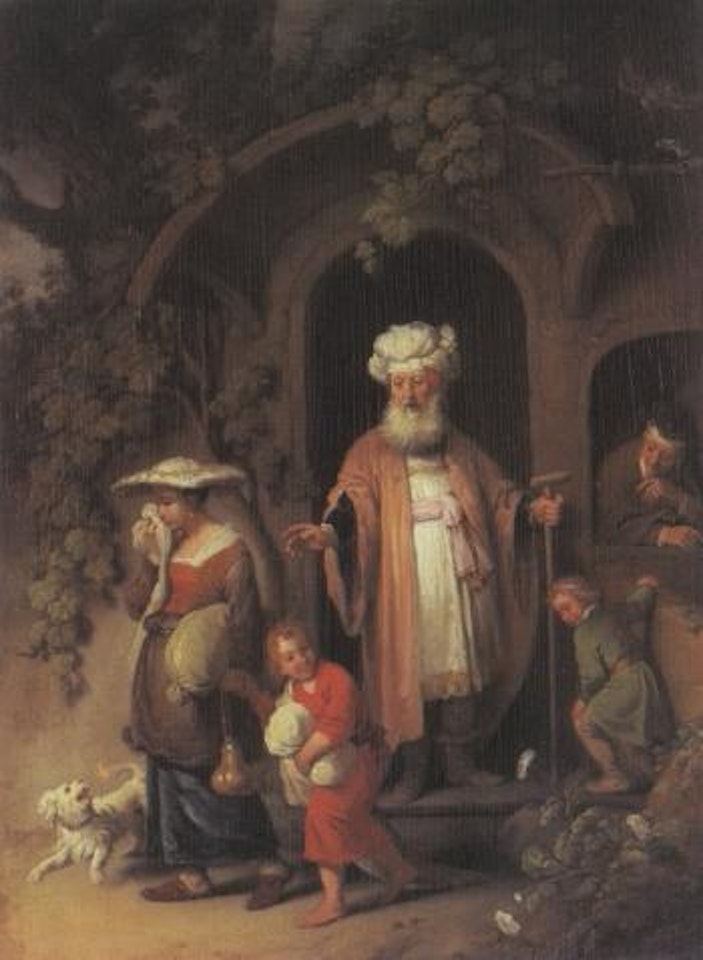 Casting out Hagar by Christian Wilhelm Ernst Dietrich