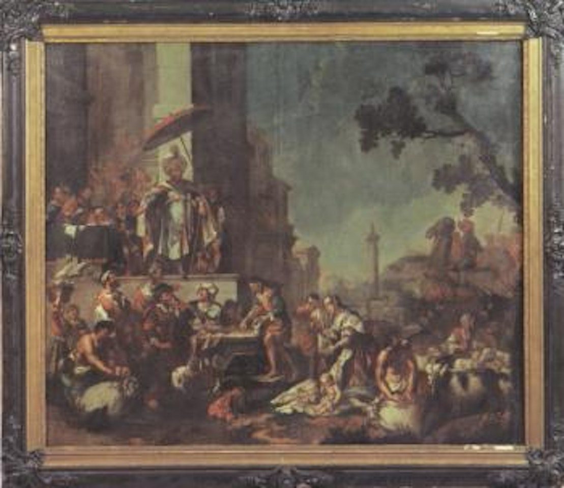 Oriental scene by Italian School