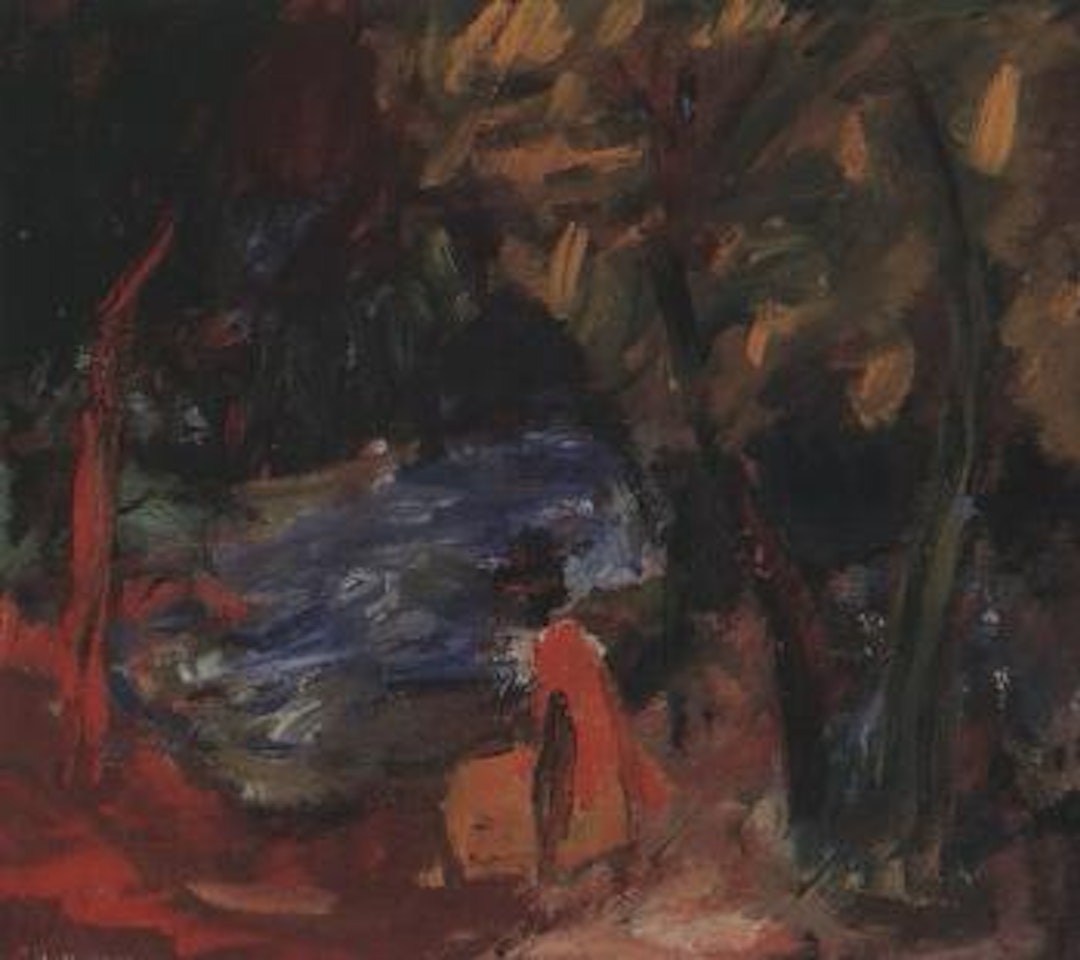 Girl by lake by Ivan Ivarson