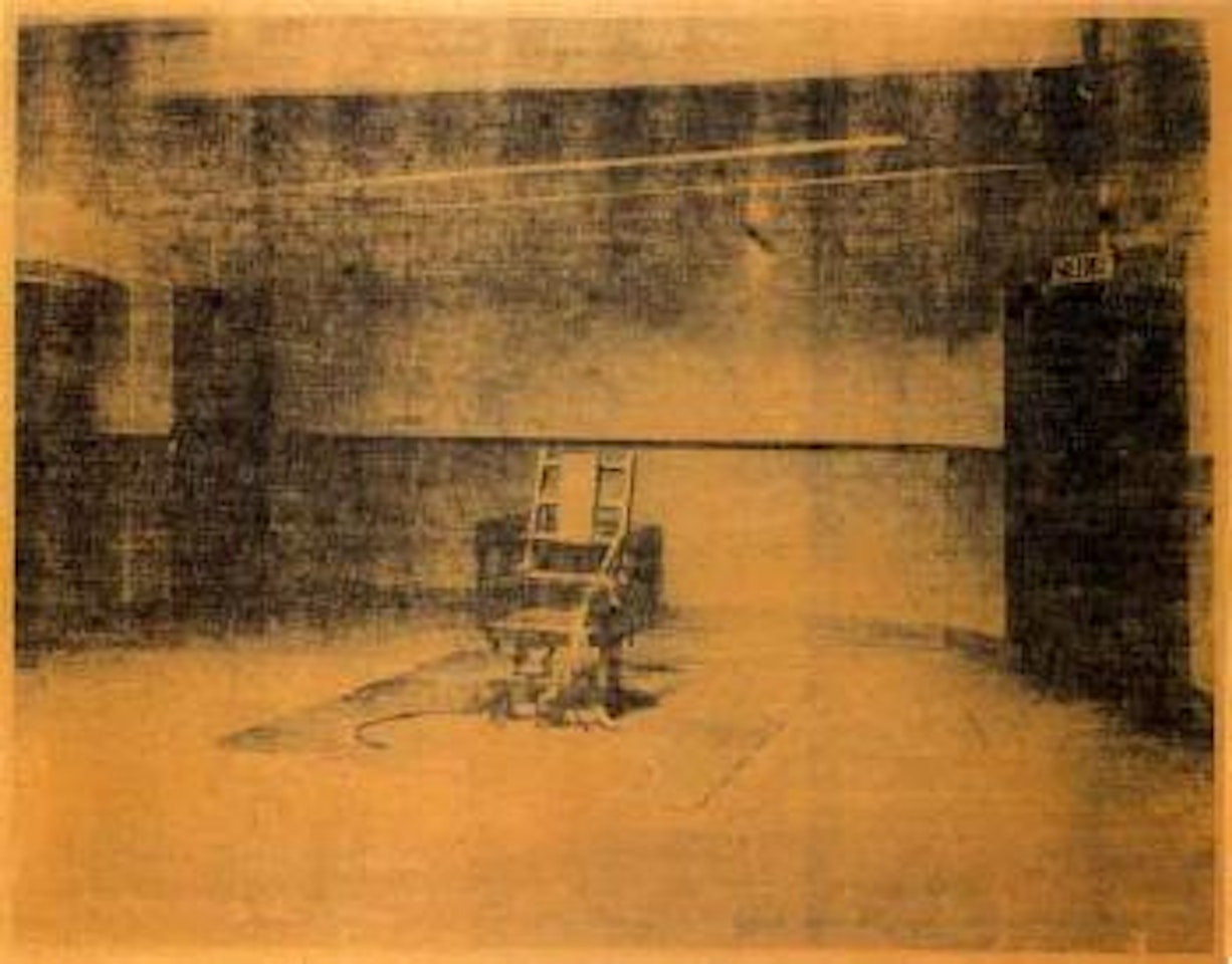 Little electric chair by Andy Warhol